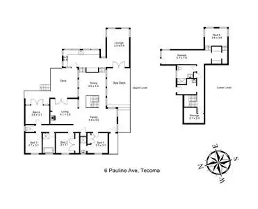 Floorplan of Homely house listing, 6 Pauline Avenue, Tecoma VIC 3160