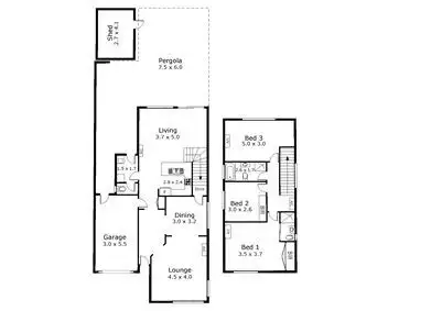 Floorplan of Homely house listing, 3 Woodland Drive, Oakden SA 5086