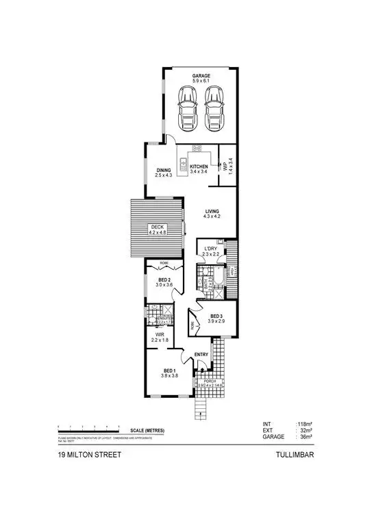 Floorplan of Homely house listing, 19 Milton Street, Tullimbar NSW 2527