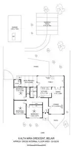 Floorplan of Homely house listing, 6 Alta Mira, Belair SA 5052