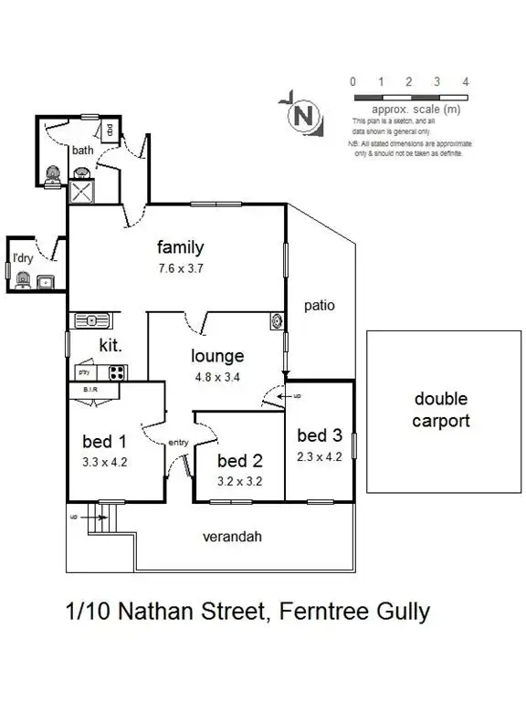 Floorplan of Homely house listing, 1/10 Nathan Street, Ferntree Gully VIC 3156