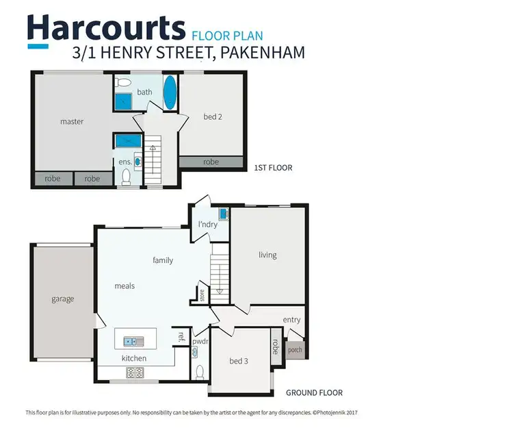 Floorplan of Homely unit listing, 3/1 Henry Street, Pakenham VIC 3810
