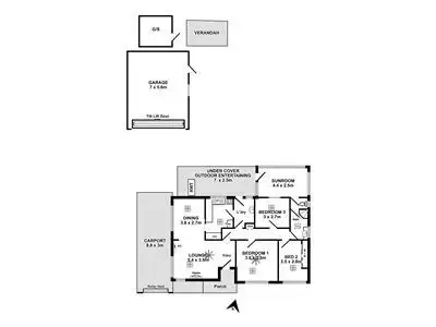 Floorplan of Homely house listing, 43 Thomas Street, South Plympton SA 5038