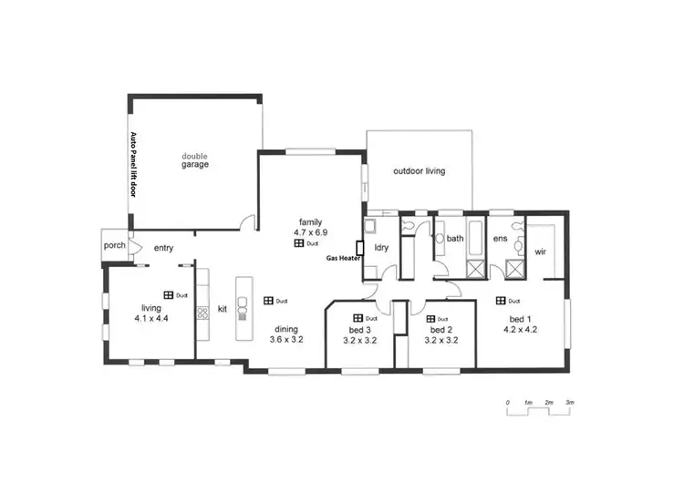 Floorplan of Homely house listing, 12 Sevenhill Way, Northgate SA 5085