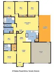 Floorplan of Homely house listing, 67 Baden Powell Drive, Tarneit VIC 3029