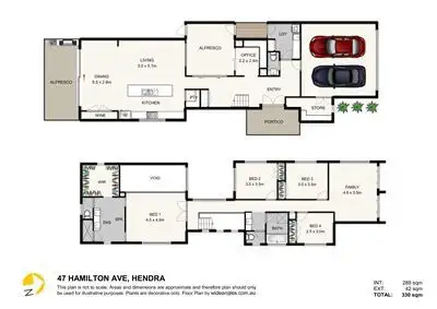 Floorplan of Homely house listing, 47 Hamilton Avenue, Hendra QLD 4011