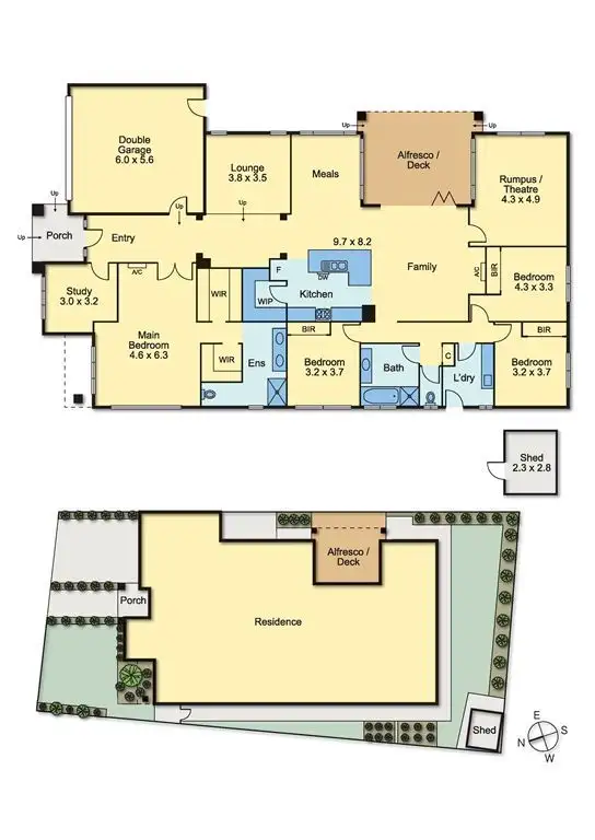Floorplan of Homely house listing, 13 Leonardo Drive, Mernda VIC 3754