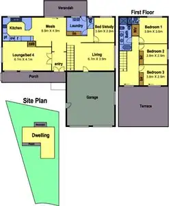Floorplan of Homely house listing, 9 Churchill Avenue, Reservoir VIC 3073