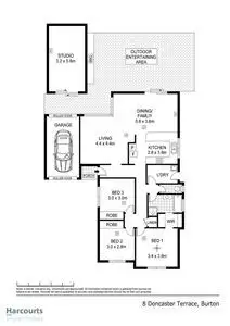 Floorplan of Homely house listing, 8 Doncaster Terrace, Burton SA 5110