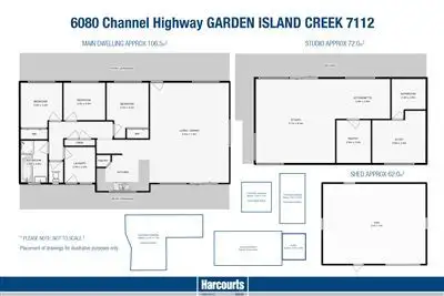 Floorplan of Homely house listing, 6080 Channel Highway, Garden Island Creek TAS 7112