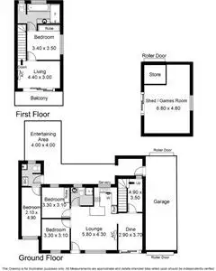 Floorplan of Homely house listing, 6 Ness Street, Goolwa Beach SA 5214