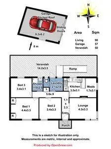 Floorplan of Homely house listing, 10 Sedgehill Road, Elizabeth North SA 5113