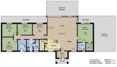 Floorplan of Homely house listing, 236 Mills Road, Kanmantoo SA 5252