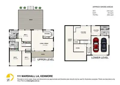 Floorplan of Homely house listing, 111 Marshall Lane, Kenmore QLD 4069
