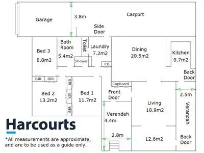 Floorplan of Homely house listing, 10 Warwillah Avenue, Wangaratta VIC 3677