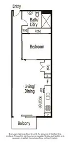 Floorplan of Homely apartment listing, 108/16 Liverpool Street, Melbourne VIC 3000