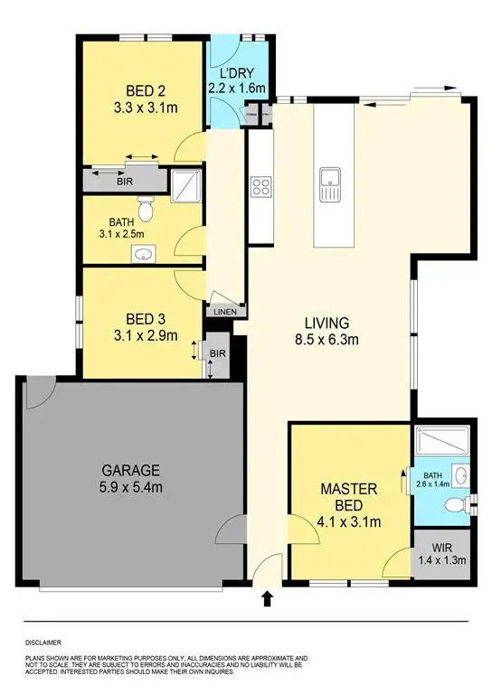Floorplan of Homely house listing, 62 McNulty Drive, Wendouree VIC 3355