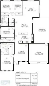 Floorplan of Homely house listing, 21 Admiralty Circuit, Smithfield SA 5114