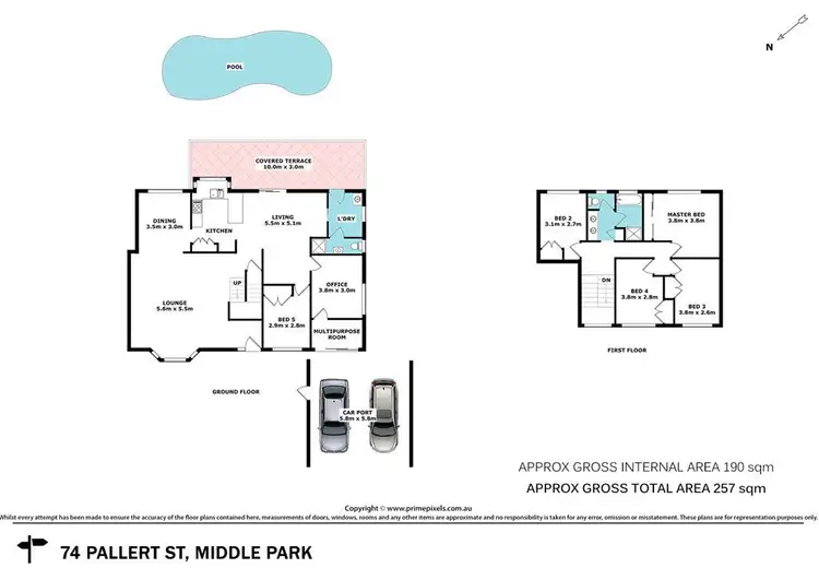 Floorplan of Homely house listing, 74 pallert street, Middle Park QLD 4074