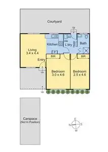 Floorplan of Homely unit listing, 5/18 Currajong Street, Thomastown VIC 3074