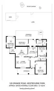 Floorplan of Homely house listing, 128 Grange Road, Westbourne Park SA 5041