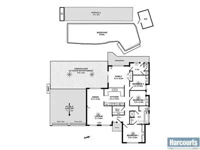 Floorplan of Homely house listing, 12 Ridgway Drive, Flagstaff Hill SA 5159