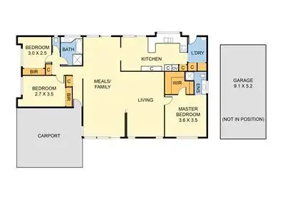 Floorplan of Homely house listing, 6 Pippin Court, The Basin VIC 3154