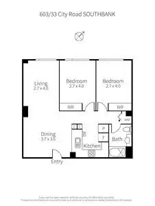 Floorplan of Homely apartment listing, Address available on request