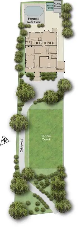 Floorplan of Homely house listing, 6 Taylors Road, Mitcham SA 5062