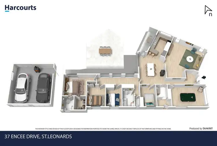 Floorplan of Homely house listing, 37 Encee Drive, St Leonards TAS 7250