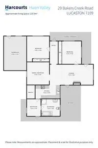Floorplan of Homely house listing, 29 Bakers Creek Road, Lucaston TAS 7109