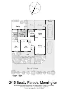 Floorplan of Homely unit listing, 2/15 Beatty Parade, Mornington VIC 3931