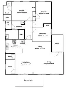 Floorplan of Homely house listing, 1 Collie Place, Bonnyrigg NSW 2177