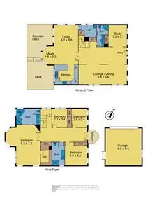 Floorplan of Homely house listing, 14 McDonough Lane, Vermont VIC 3133