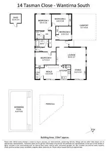 Floorplan of Homely house listing, 14 Tasman Close, Wantirna South VIC 3152