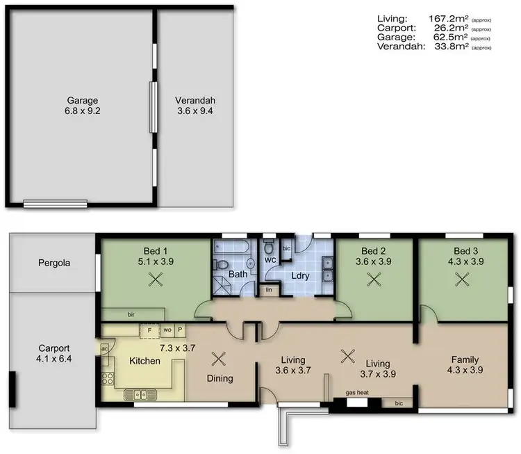 Floorplan of Homely house listing, 3 May Street, Firle SA 5070