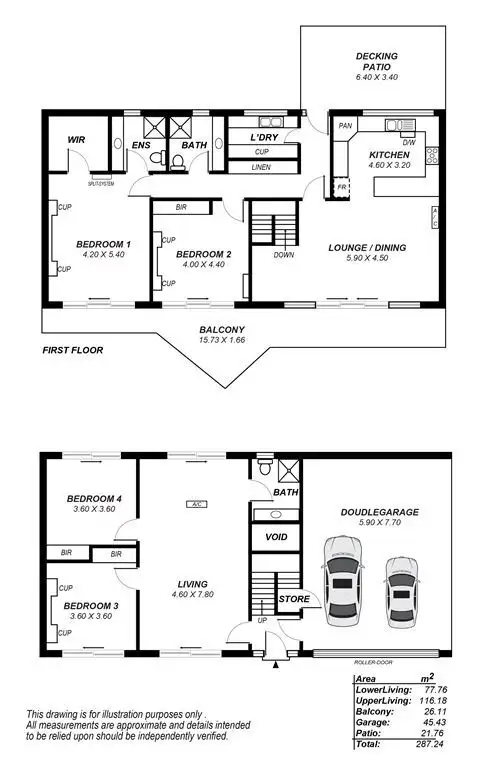 Floorplan of Homely house listing, 13 The Crescent, Mccracken SA 5211