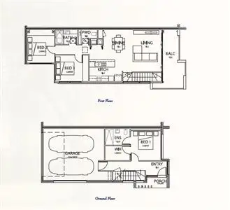Floorplan of Homely townhouse listing, Lot 50/3 Linoak Avenue, Lalor VIC 3075