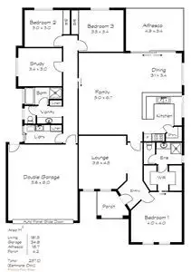 Floorplan of Homely house listing, 24 Jasmin Drive, Victor Harbor SA 5211