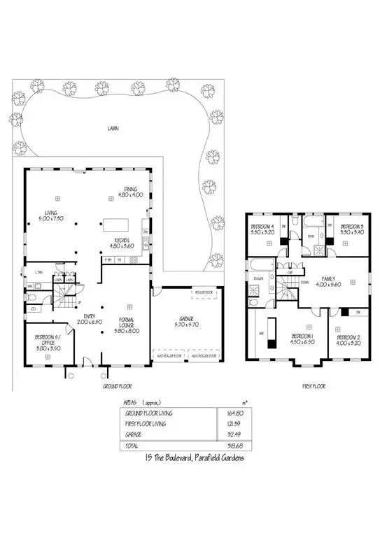 Floorplan of Homely house listing, 15 The Boulevard, Parafield Gardens SA 5107