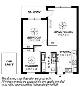Floorplan of Homely unit listing, 9/177 Cross Road, Westbourne Park SA 5041