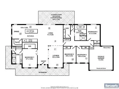 Floorplan of Homely house listing, 1 Norfolk Street, Flagstaff Hill SA 5159