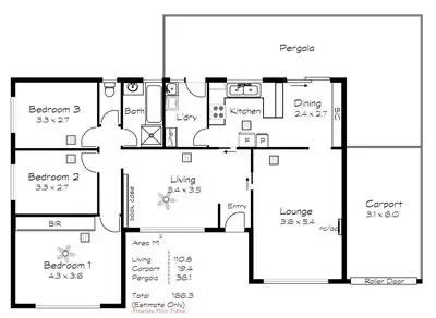 Floorplan of Homely house listing, 18 Connell Street, Victor Harbor SA 5211
