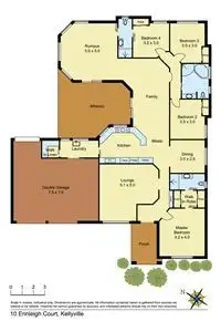 Floorplan of Homely house listing, 10 Erinleigh Court, Kellyville NSW 2155