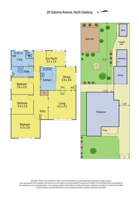 Floorplan of Homely house listing, 20 Osborne Avenue, North Geelong VIC 3215