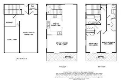 Floorplan of Homely unit listing, 3/61 Shire Street, Coorparoo QLD 4151