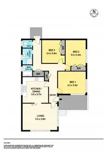 Floorplan of Homely house listing, 3 Glasgow Street, Wendouree VIC 3355
