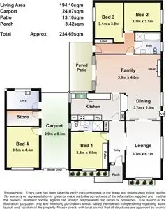 Floorplan of Homely house listing, 20 Hampstead Avenue, Highgate SA 5063