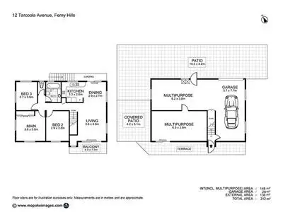 Floorplan of Homely house listing, 12 Tarcoola Avenue, Ferny Hills QLD 4055