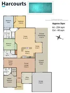Floorplan of Homely house listing, 22 Grampion Circuit, North Lakes QLD 4509